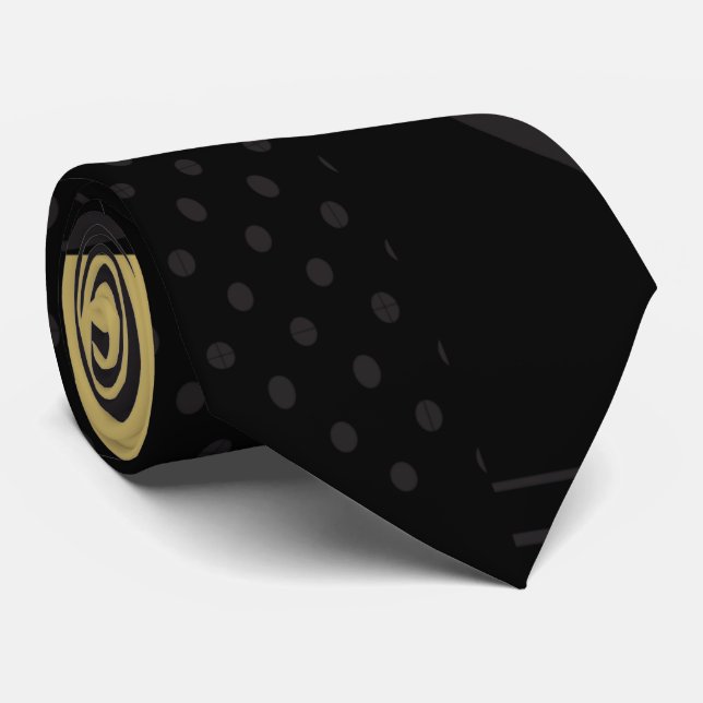 Farblich Abstrakt Krawatte (Gerollt)