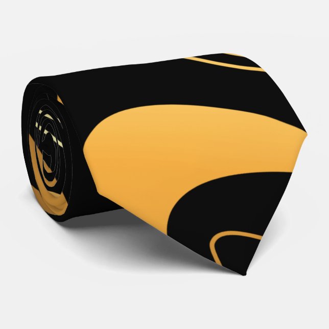 Farblich Abstrakt Krawatte (Gerollt)