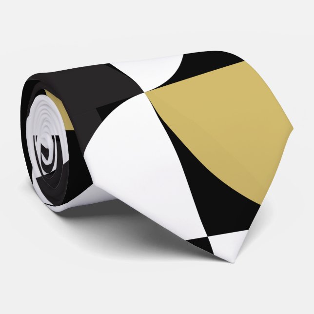 Farblich Abstrakt Krawatte (Gerollt)