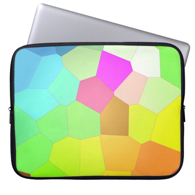 Farblich Abstrakt Laptopschutzhülle (Vorderseite)