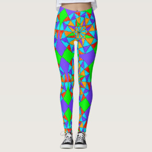 Farblich abstrakt leggings