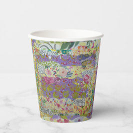 Farblich Abstrakt Pappbecher