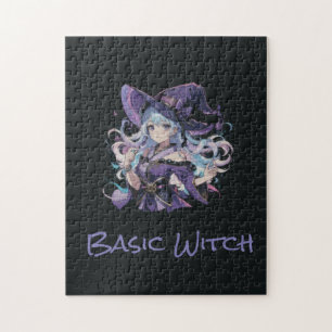 Farblich/Anime/Hexe/Halloween Puzzle