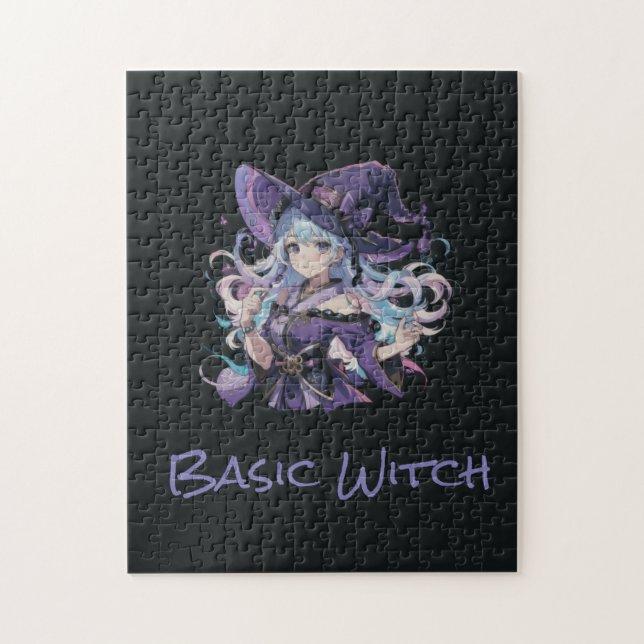 Farblich/Anime/Hexe/Halloween Puzzle (Vertikal)