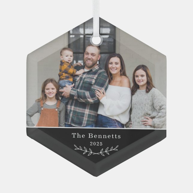 Farblich bearbeitbares Foto für einen süßen Zweig Ornament Aus Glas (Vorderseite)