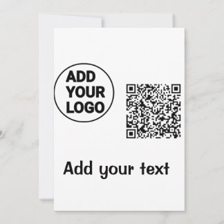 Farblich einfach hinzufügen Ihren Logo-Namen Text  Einladung