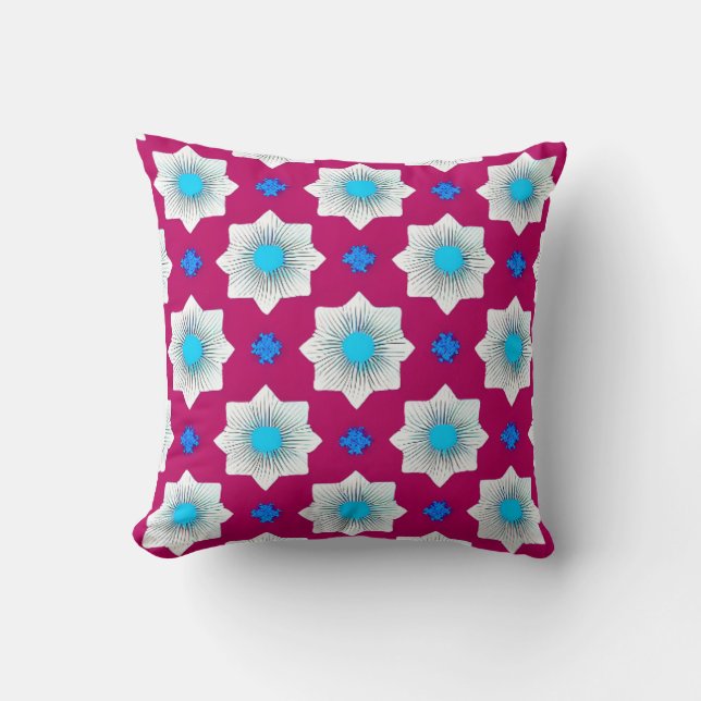 Farblich, geometrisch, cool, modern, trendig kissen (Vorderseite)