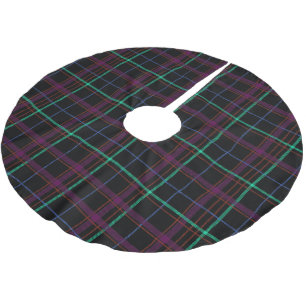 Farblich Kariert Polyester Weihnachtsbaumdecke