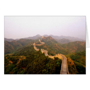 Farblich landschaftlich an der großen Mauer der Ch
