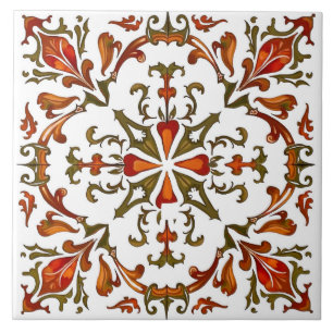 Farblich, mediterran, mosaik, marokkanisch, fliese