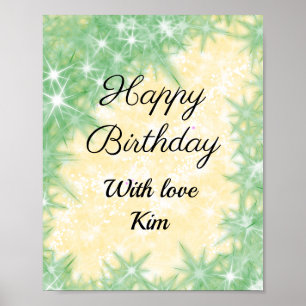 Farblich minimaler Zusatz des Bildnamens Poster