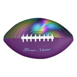 Farblich mit dem Abstrakten, modernen Namen des Fr Football