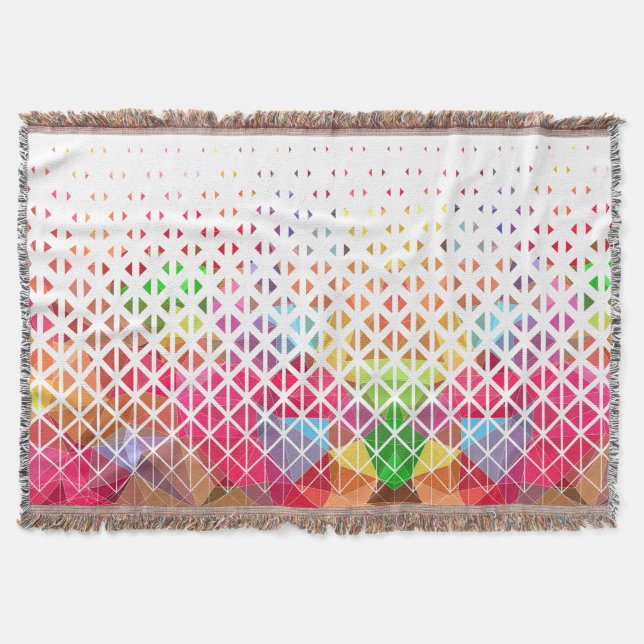 Farblich mit geometrischem Muster Decke (Vorderseite)