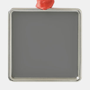 Farblich nur in Grau-Kohle anpassbare Designs Silbernes Ornament