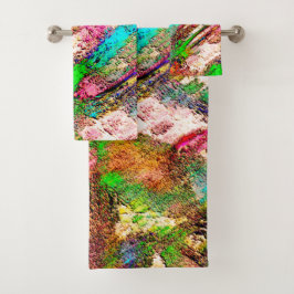 Farblich - rustikal und grob wie grob badhandtuch set