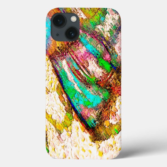 Farblich - rustikal und grob wie grob Case-Mate iPhone hülle (Rückseite)