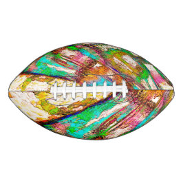 Farblich - rustikal und grob wie grob football