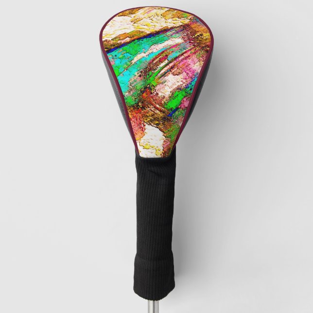 Farblich - rustikal und grob wie grob golf headcover (Vorderseite)