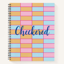 Farblich überprüft notizbuch