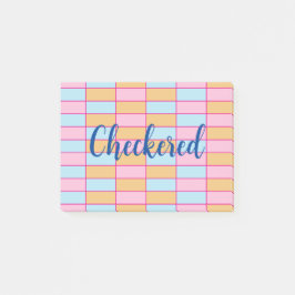 Farblich überprüft post-it klebezettel