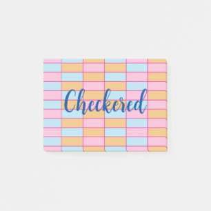 Farblich überprüft post-it klebezettel