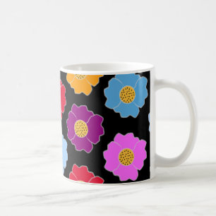 Farbliche Blume Kaffeetasse