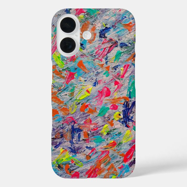Farbliche Darstellung in Acrylfarbe Case-Mate iPhone Hülle (Rückseite)