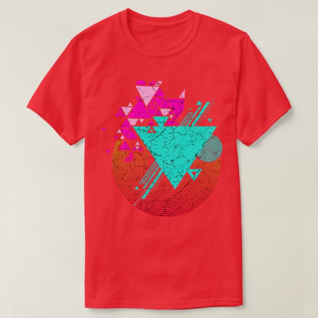 Farbliche Geometrie Art 1 T-Shirt (Design vorne)