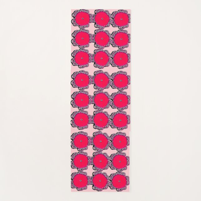 Farbliche Harmonie: Yoga Mat Art Design" Yogamatte (Vorderseite)