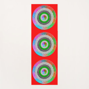 Farbliche Harmonie: Yoga Mat Art Design" Yogamatte