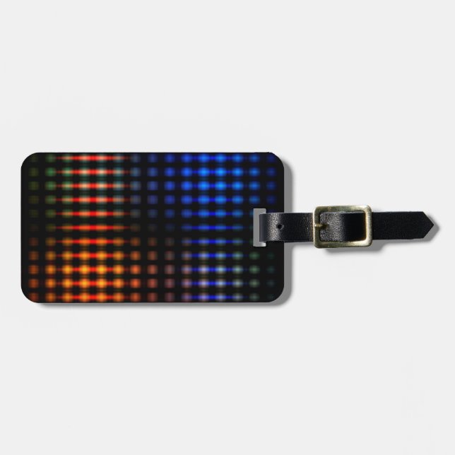 Farbliche Lichter Gepäckanhänger (Vorderseite horizontal)