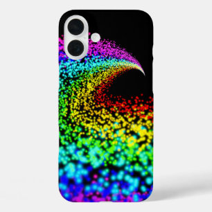Farbliche Partikel iPhone 16 Plus Hülle