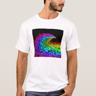 Farbliche Partikel T-Shirt