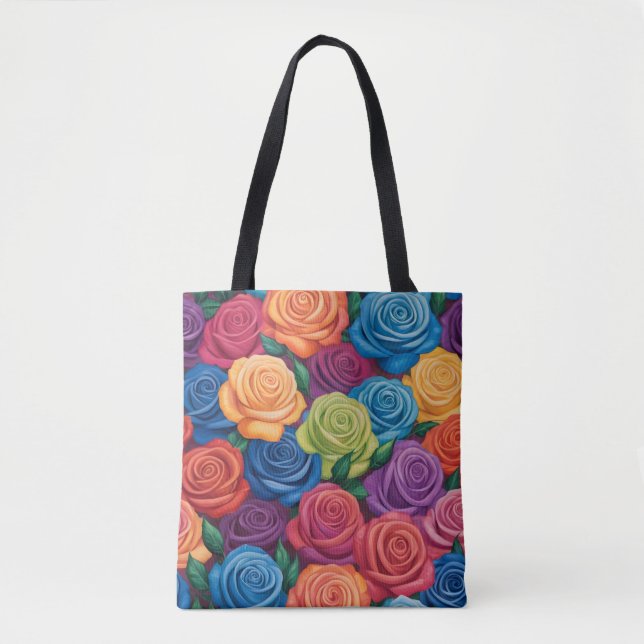 Farbliche Rose (Vorderseite)