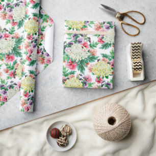 Farbliche Sommermuster der Blume Geschenkpapier