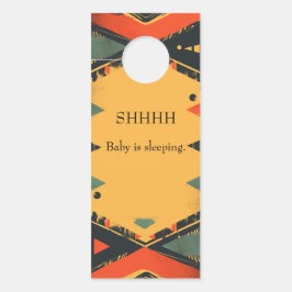 Farblicher Hintergrund im Stammesstil Türanhänger