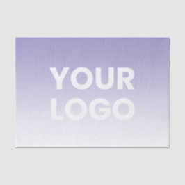 Farblicher Hintergrund | Weiße Farbe und Ihr Logo Seidenpapier