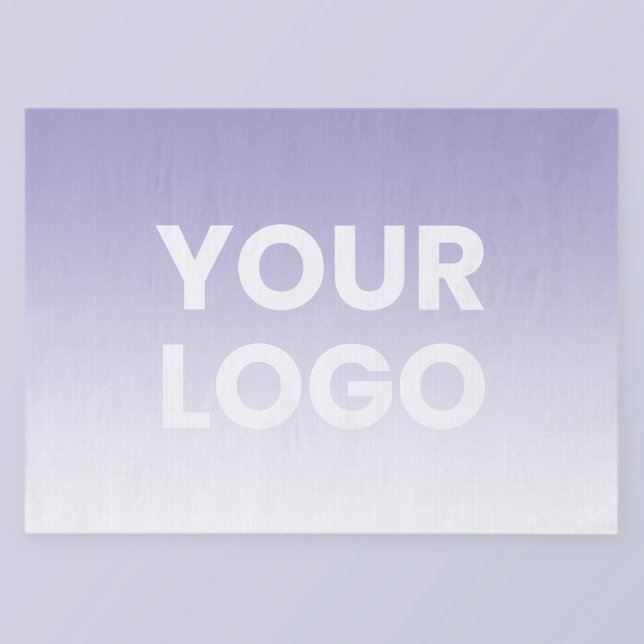 Farblicher Hintergrund | Weiße Farbe und Ihr Logo Seidenpapier (Von Creator hochgeladen)