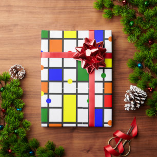 Farbliches Kreuzwort Geschenkpapier