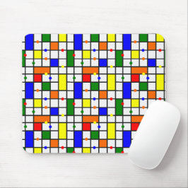 Farbliches Kreuzwort Mousepad