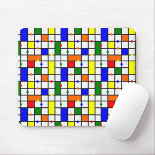 Farbliches Kreuzwort Mousepad
