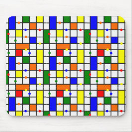 Farbliches Kreuzwort Mousepad