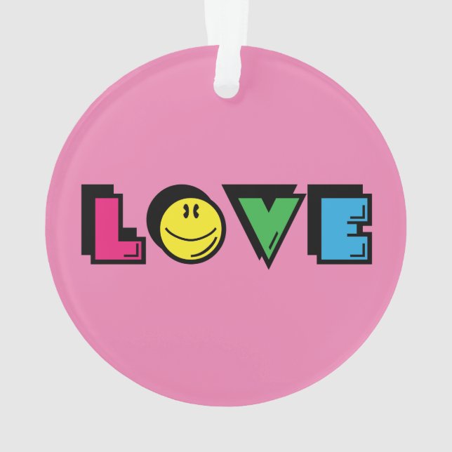 Farbliches Liebe Ornament (Rückseite)