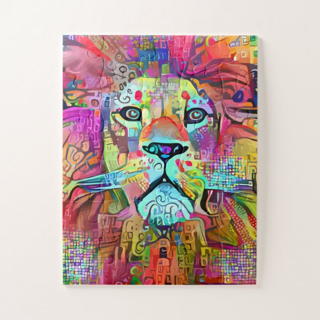 FARBLICHES LIT ART JIGSAW PUZZLE (Vertikal)