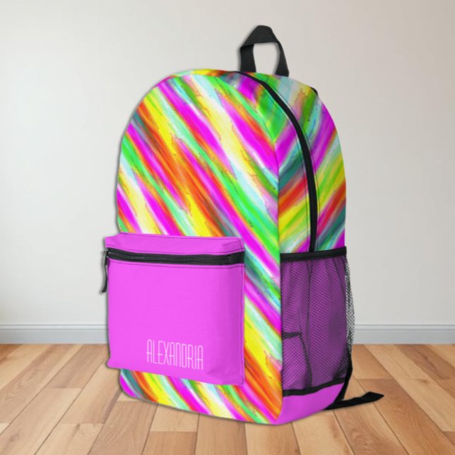 Farbliches Muster Bedruckter Rucksack (Von Creator hochgeladen)
