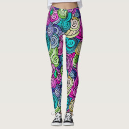 Farbliches Muster Leggings