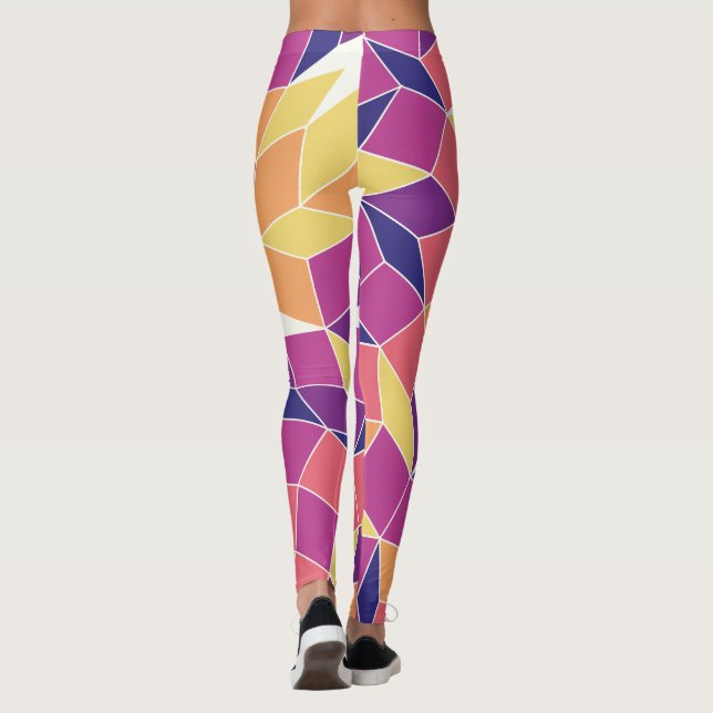 Farbliches Muster Leggings (Rückseite)