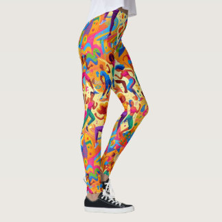 Farbliches Training Leggings