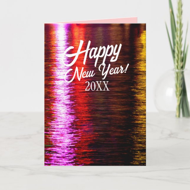 Farblichtreflektionen Reflektion für benutzerdefin Feiertagskarte (Vorderseite)