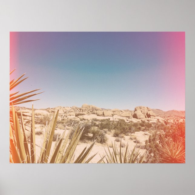 Farblichtundurchlässigkeit bei Joshua Tree Poster (Vorne)